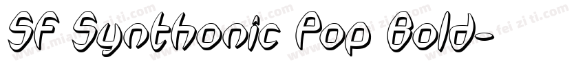 SF Synthonic Pop Bold字体转换